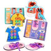 Early education clothes Button